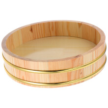 holz sushireis mischwanne hangiri sushi schüssel 26 cm