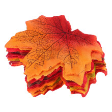 500 künstliche ahornblätter für herbstdekoration