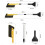 Extendable Long Ice Scraper, ABS Snow Brushes for Car SUVs Truck Windscreen Scraper Snow Shovel Windshield Scraper 6
