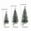 Mini Cedar Christmas Tree with LED Lights, 3 Pack Christmas Tree Decorative Night Light 2