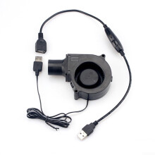 BBQ Blower Fan 5V Adjustable Speed Air Blower With USB Power Bank For Outdoor Cooking Charcoal Starter Tool