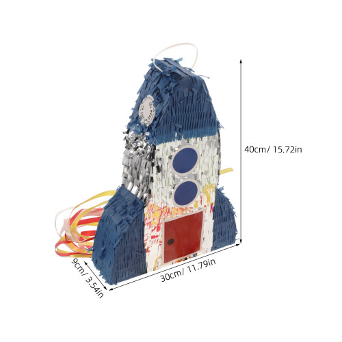 Rocket Piñata For Kids Space Birthday Party Outer Space Decor Game 1
