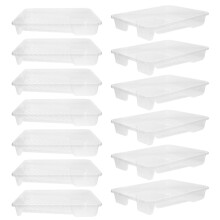 6Pcs Transparent PVC Disposable Paint Tray Liners for Smooth Painting