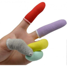 50pcs Finger Cots Cotton Finger Guards Protective Fabric Finger Gloves Finger Protection