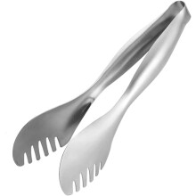 Pasta Tongs Stainless Steel Spaghetti Noodle Server With Teeth Grip Kitchen Utensil