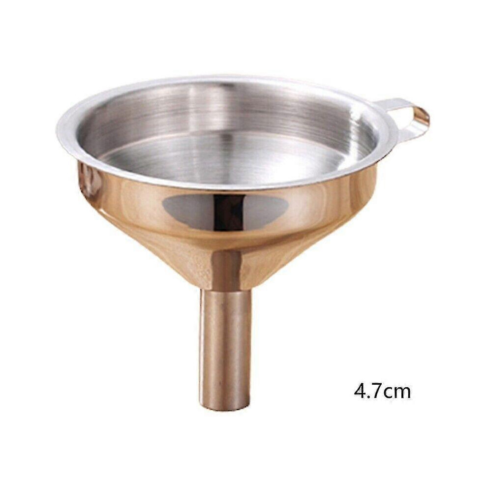 （4.7cm） 1X Best Stainless Steel Funnel with Handle Metal Kitchen Filling Funnel Small