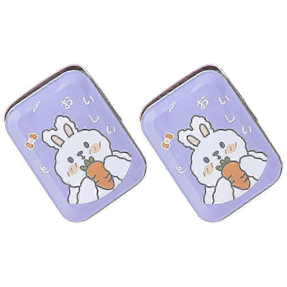 2pcs Easter Candy Tin Boxes Cake Boxes Creative Gift Packaging