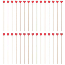 Pack of 100 long wooden honey sticks