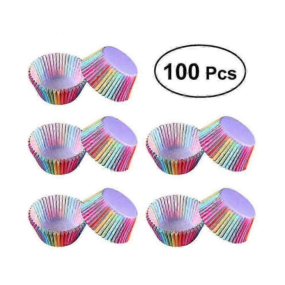 100 Pcs Round Paper Cake Molds Muffin Cupcake Liners Baking Cups Kitchen Baking Tools DIY Cake Decorating Tools