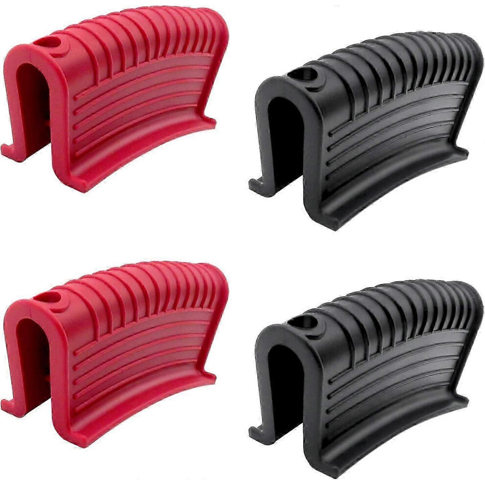 Pair of Silicone Hot Pot Handle Holders, Hot Pot Covers, Pot Holder Sleeve, Non-Slip Heat Resistant Insulated Handle