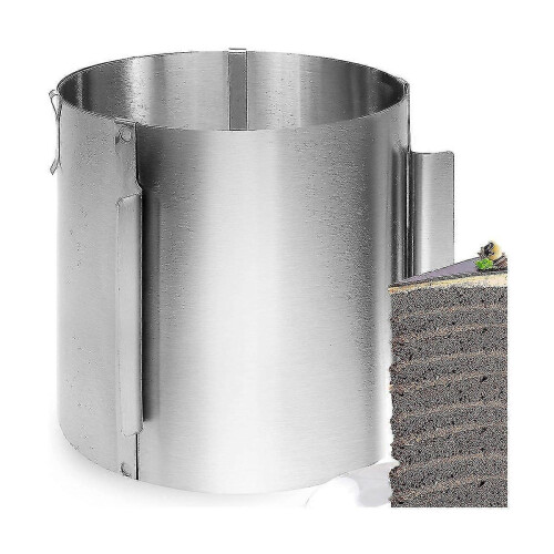 Adjustable cake ring high 20 cm - Adjustable stainless steel baking ring - High baking mold for every 1
