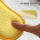 5-Pack Dual Action Microfiber Cleaning Sponge Refill Sponge Cleaning Scrub 20
