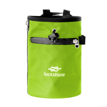 Practical Chalk Bag For Gym And Outdoor Activities With Adjustable Belt And Robust Material Green