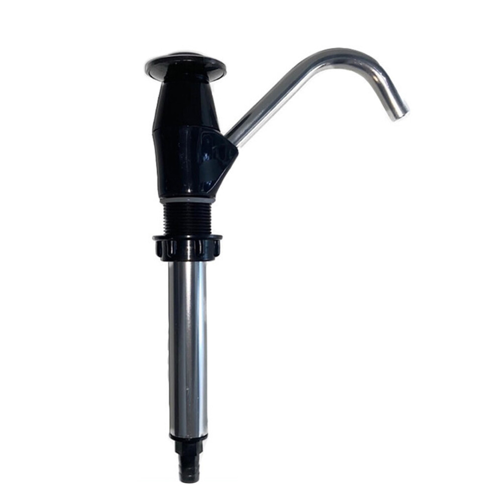 Sturdy Metal Hand Operated Water Pump For Caravans And Motorhomes Sinks Portable Accessory For Camping Trailers Black 9016109179852