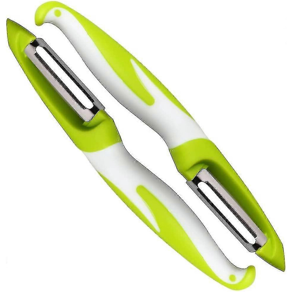 Pack Potato Peelers, 7.2 Inch Stainless Steel Vegetable Fruit Peeler with Yvan