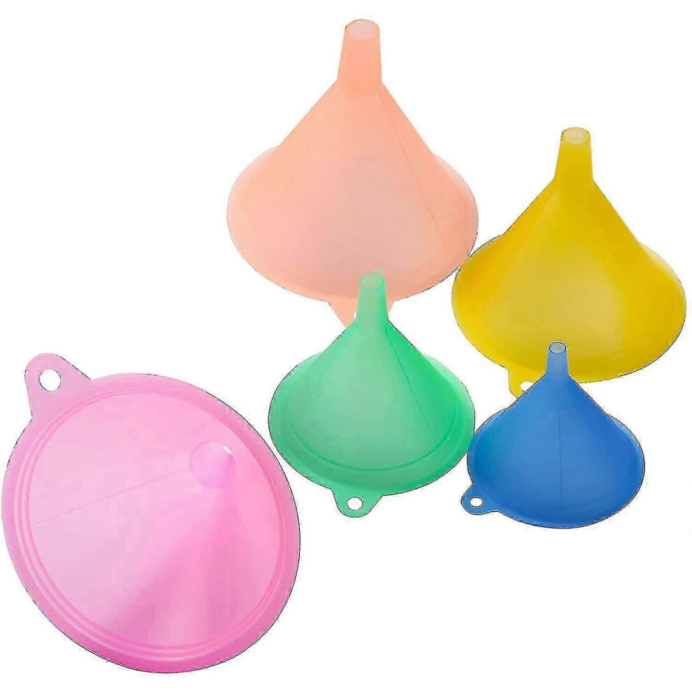 Nut funnel, plastic funnels, small funnel, funnel set for filling bottles