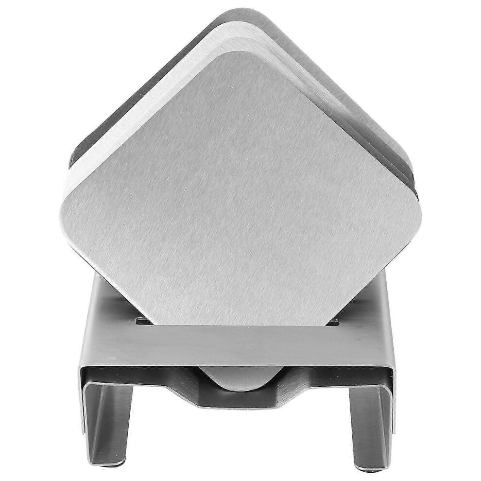 Round dining table set, Christmas coasters, stainless steel square coasters, metal coasters, coasters for mug