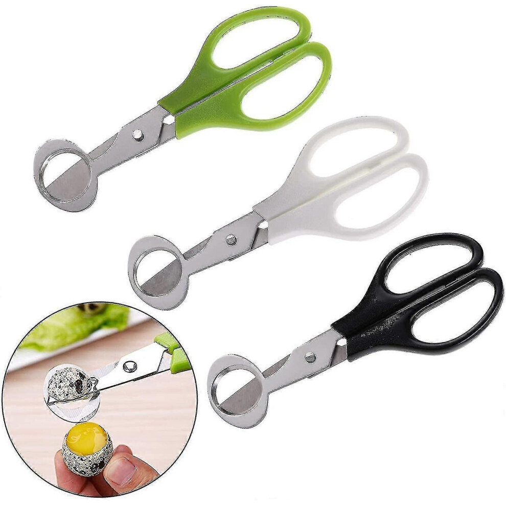 12 Pcs Stainless Steel Quail Egg Scissors, Pigeon Egg Cutter, Kitchen Opener