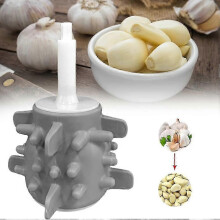 Garlic Peeler, Silicone Garlic Roller for Peeling Garlic, Odorless Peeling, Garlic Skin Remover Tool, Electric Garlic Peeling Machines (Grey 1
