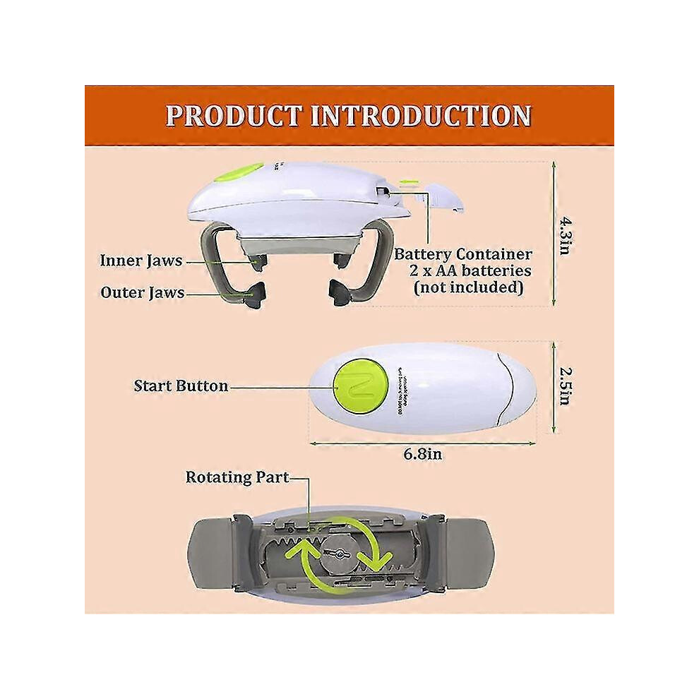 Electric Jar Opener, Heavy Duty Automatic Kitchen Gadget