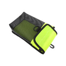 Scuba Diving Buoy Mesh Pocket Lightweight Finger Reel Holder Bag, Fluorescent Yellow, Small Mesh For Finger Reels
