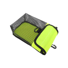 Scuba Diving Buoy Mesh Pocket Lightweight Finger Reel Holder Bag Large Mesh Fluorescent Yellow