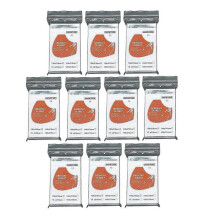 Emergency Foil Blankets,Reflective to Maintain Body Heat,Survival Blankets Perfect for Outdoors, Hiking, Survival, Marathons or First Aid - 10 PACK