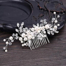 Bridal Flower Side Hair Clips Pearl Bridal Headpiece Wedding Accessories