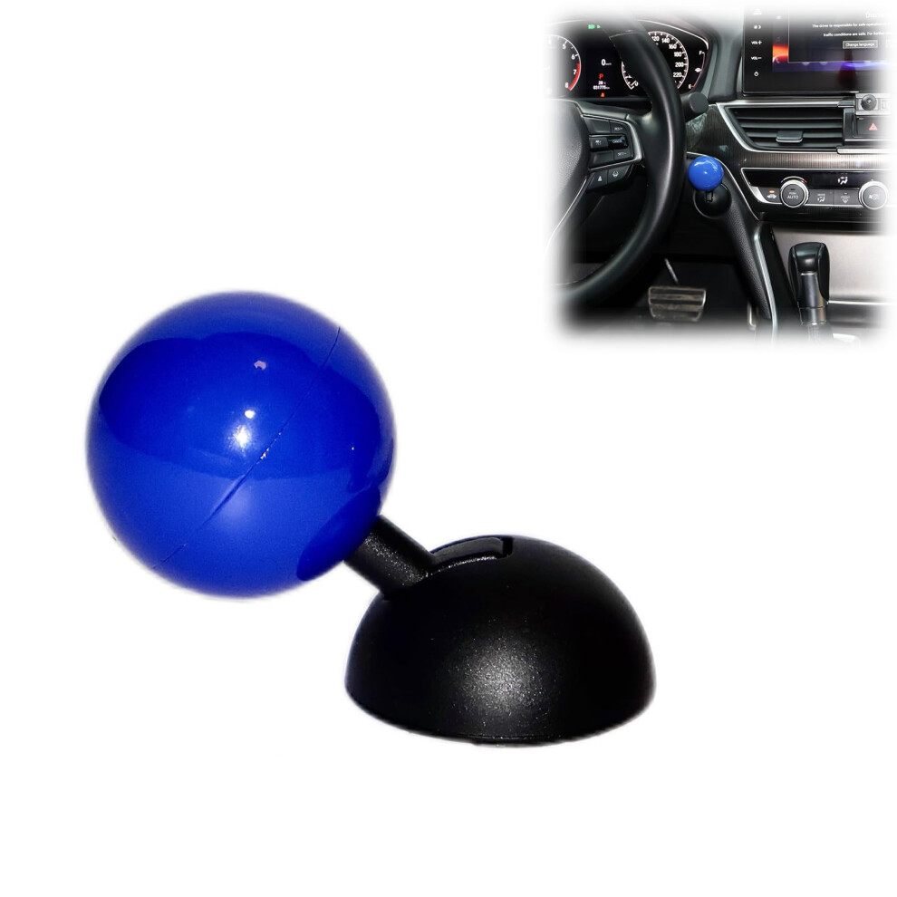 Car Push To Start Button Rocker, Full Metal Ball-Bar Joystick Start Stop Button, Car Engine Start Stop Button Blue 9393856082193