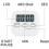 Kitchen Timer,Digital Kitchen Timer Magnetic Countdown Stopwatch Timer with Loud Alarm, Big Digit, Back Stand, Hanging Hole for Cooking, Shower 4