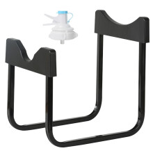 Water Dispenser Stand For 3-5 Gallon Bottle Inverted Water Bottle Cradle With Dispensing Valve Nozzle S-Black