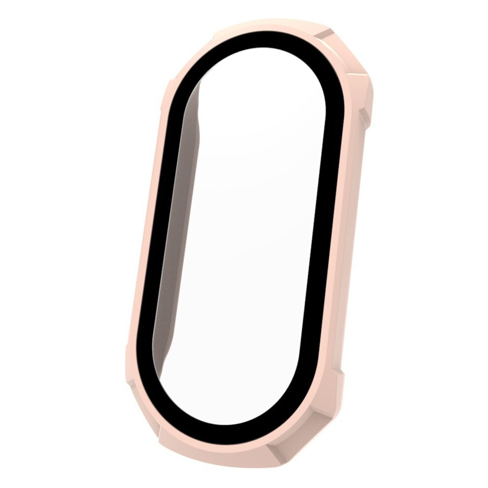 Tempered Glass Film +Case Screen Protector For Mi-Band 8, Full Coverage Hard Anti-Scratch Frame-Shell Watch Housing Light 9354506038854
