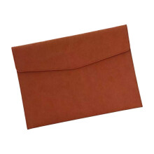 PU Leather Document Folder Portable Briefcase For Men And Women Large Capacity File Organizer For Office And Travel