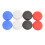 VR-Joystick-Abdeckung Silikon Daumengriff für Quest Pro 1 2 Pico Neo3 2