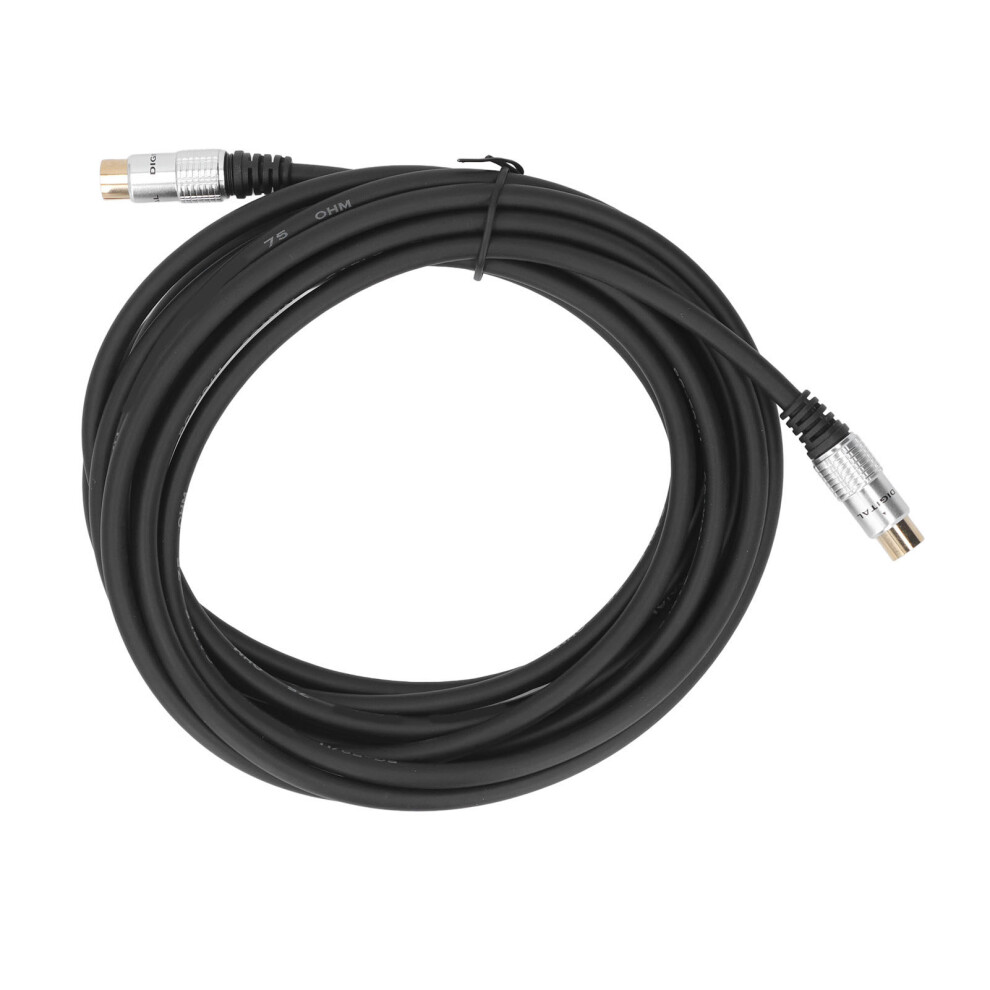 Tv 9.5Mm Male To Female Rg59u Coaxial Cable 5M For Satellite 609610400233