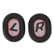 (White) Replacement Ear Pads Soft Protein Leather for Plantronics Black