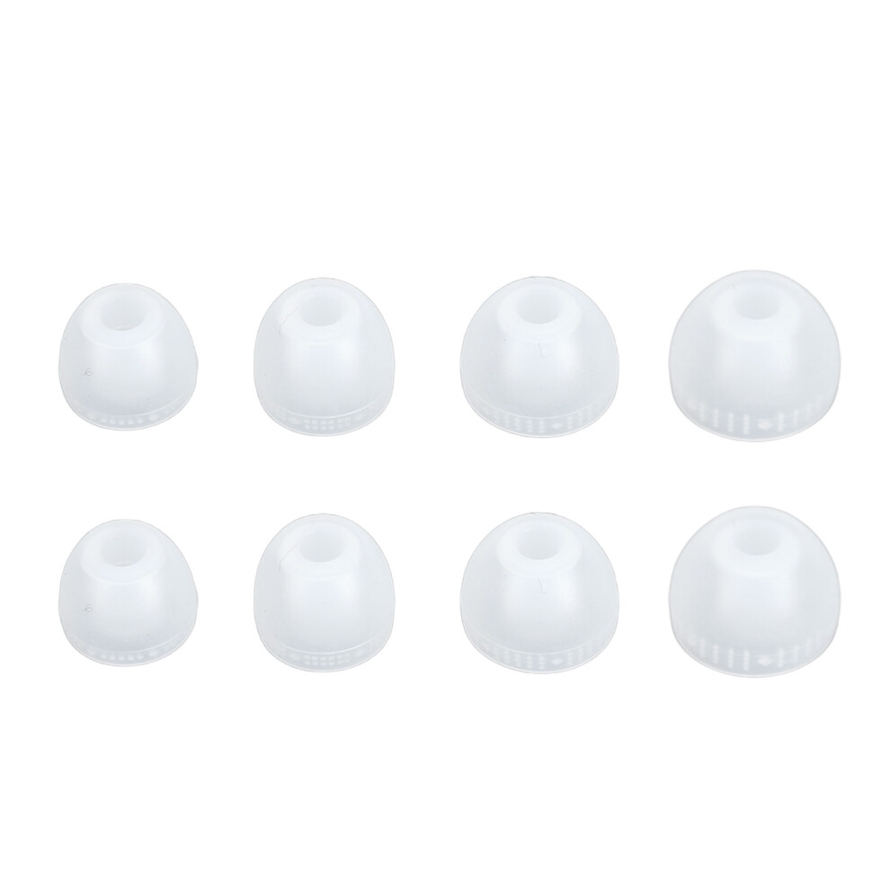 Silicone Ear Tips 4 Sizes Noise Cancelling For 4.0-5.5Mm Earbuds 609610394396