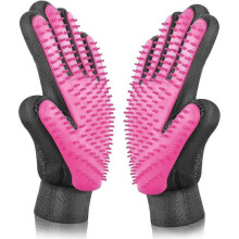 Pet Glove:Grooming Tool/Pet Hair Remover Mitt with Enhanced Five Finger DesignExcellent Pet Grooming Kit for Pet Hair Removal,Gentle Massage
