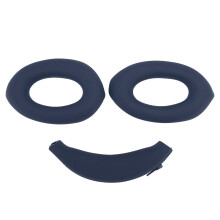 (Black) Silicone Earpads Cover for WH-1000XM4 XM3 Dark Blue