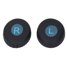 (Blue) Headphone Earpads Protein Leather Memory Foam for QC3 OE1 On Ear Blue