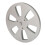 1/4" 7" Leeres Bandspule Aluminiumlegierung 6-Loch Silber 3