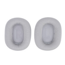 (Roseate) 2x Ersatz-Ohrpolster Kopfhörer Mesh-Schaumstoff Grau