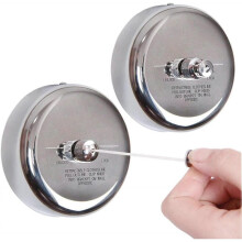 Retractable Clothesline 304 Stainless Steel Durable with Heavy Duty Adjustable Rope Shower Clothes Line for Outdoor and Indoor2 Pcs