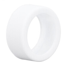 (Blanc S pour la taille 6 7 8 9 10) Silikon Ring Cover Kratzfest Elastisch S6-10