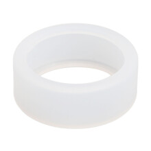 (S for Size 6 7 8 9 10 White) Silikonring-Schutz elastisch M für Größe 11-13 Weiß