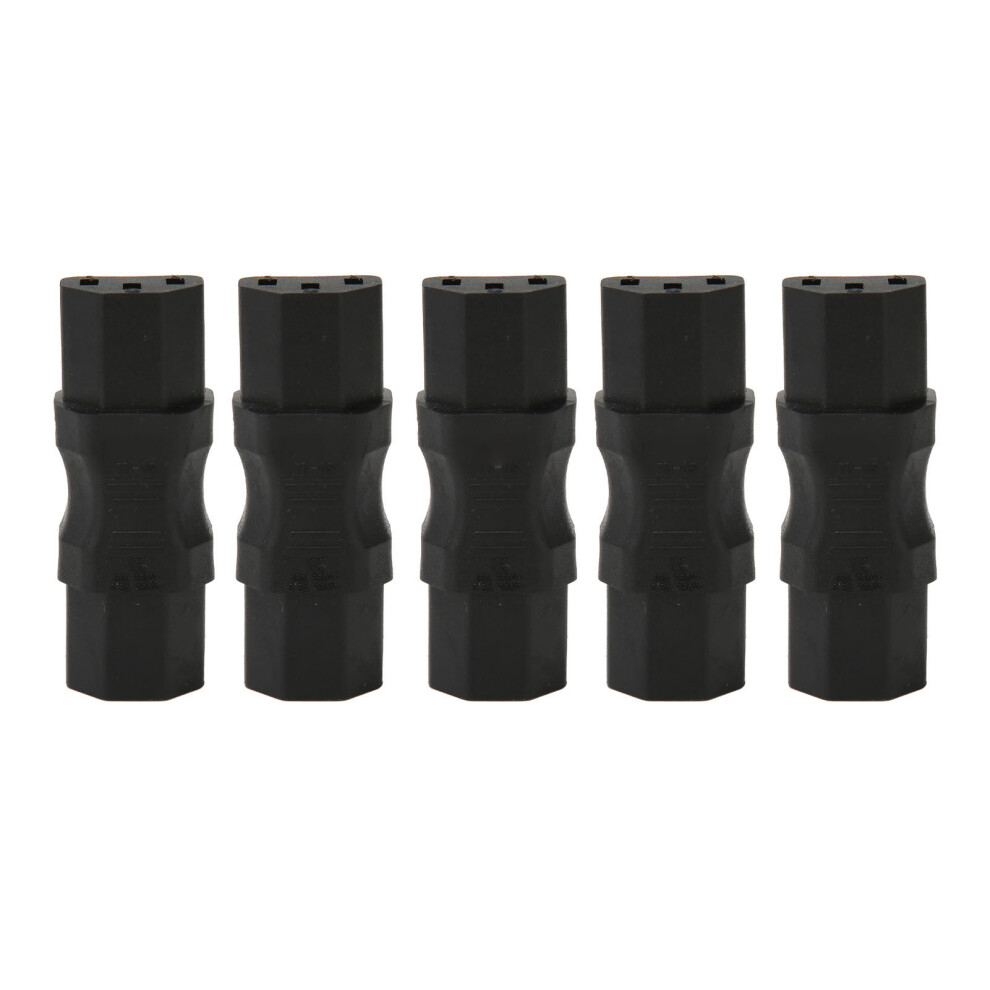 5Pcs Iec C13 To C15 Copper Power Adapter For Laptop Ups Socket 609610407973