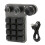(Wireless Bluetooth with Battery) 12 Key 3 Knob Mechanical Keyboard Red Switch Waterproof USB 1