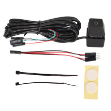 (Green Light 6.6ft Cable) PC Power Switch Blue Switch Mechanical Key Backlit Gaming