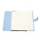 A5 Notizbuch 100 Seiten blau mit Lesezeichen 5