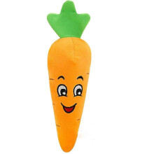 Dog Squeaky Toys, Fruits And Vegetables Plush Chew Soft Doll Pack,carrot